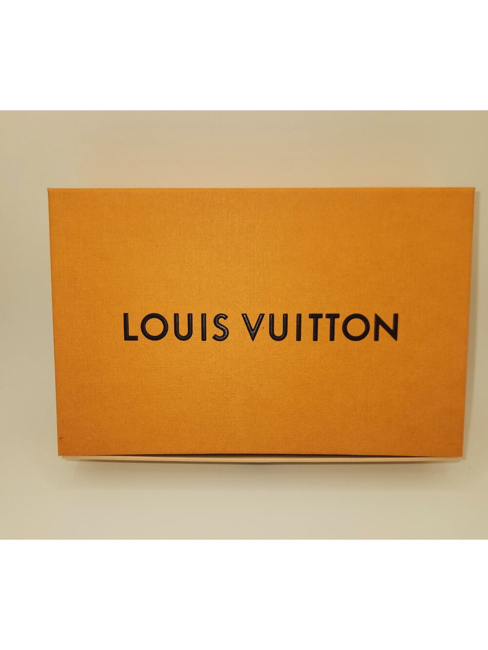 Louis Vuitton Empty Pull-Out Drawer Gift Box 6" x 9" x 2" Orange Storage Case